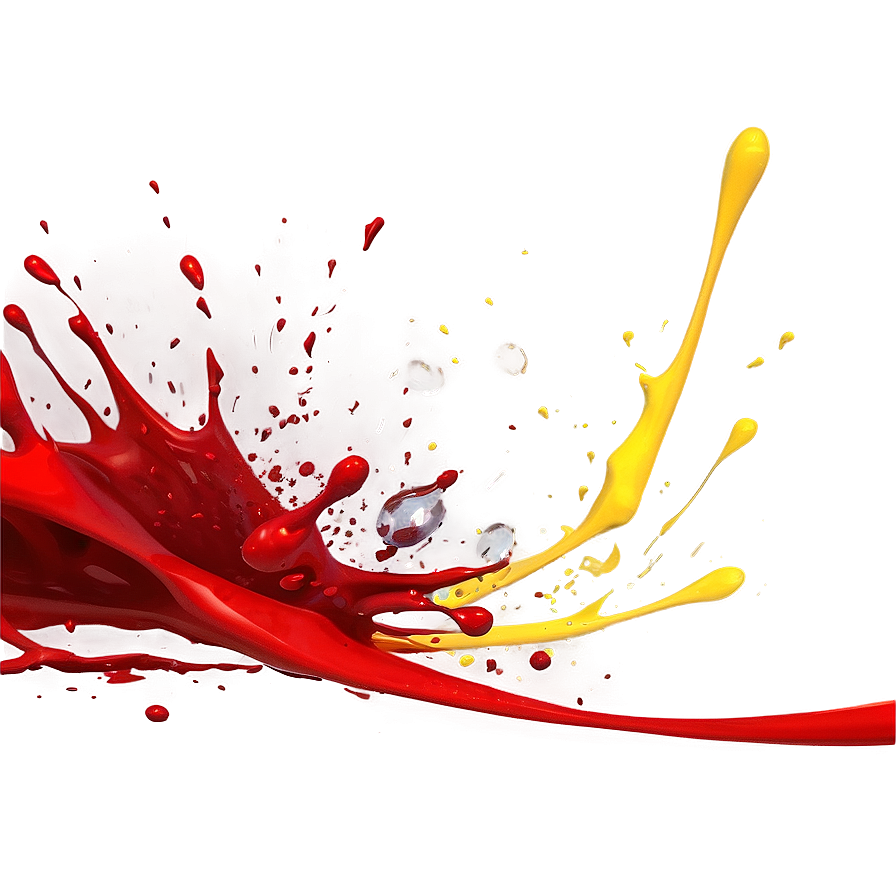 Red Splash Art Png 63 PNG