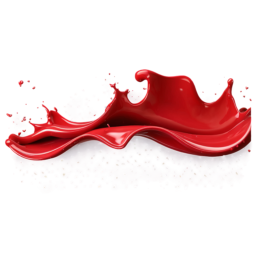 Red Splash Wave Png Iqx66 PNG
