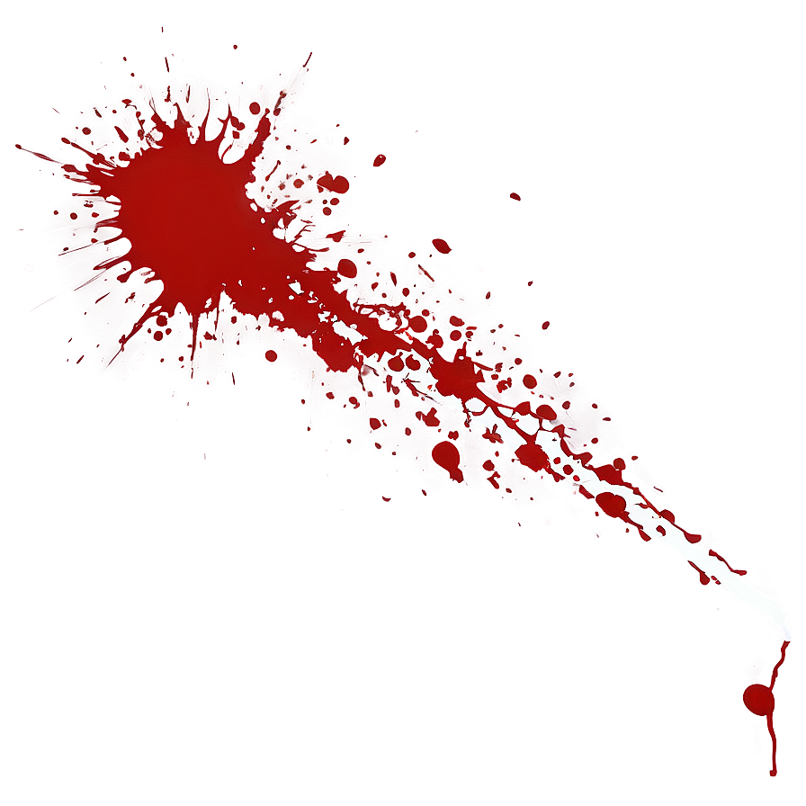 Red Splatter A PNG