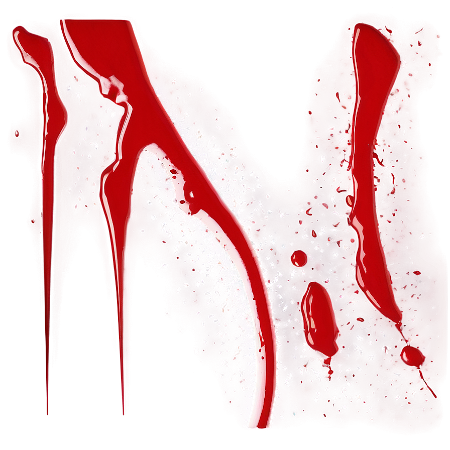 Red Splatter D PNG