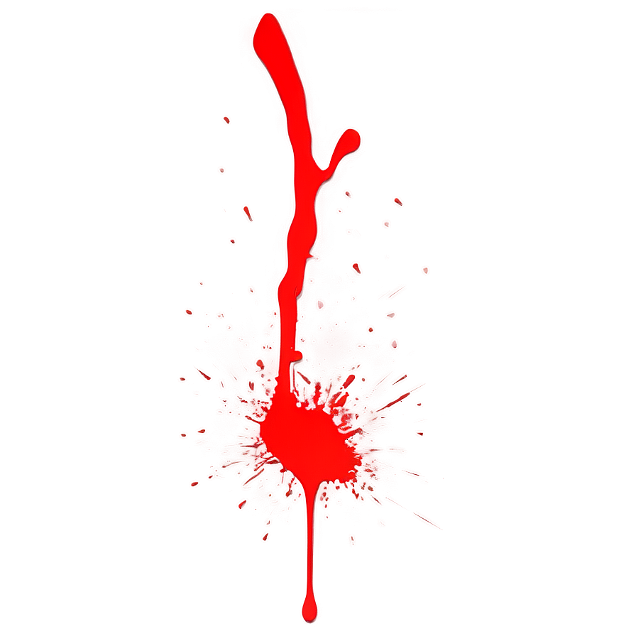 Red Splatter Effect Png 06132024 PNG