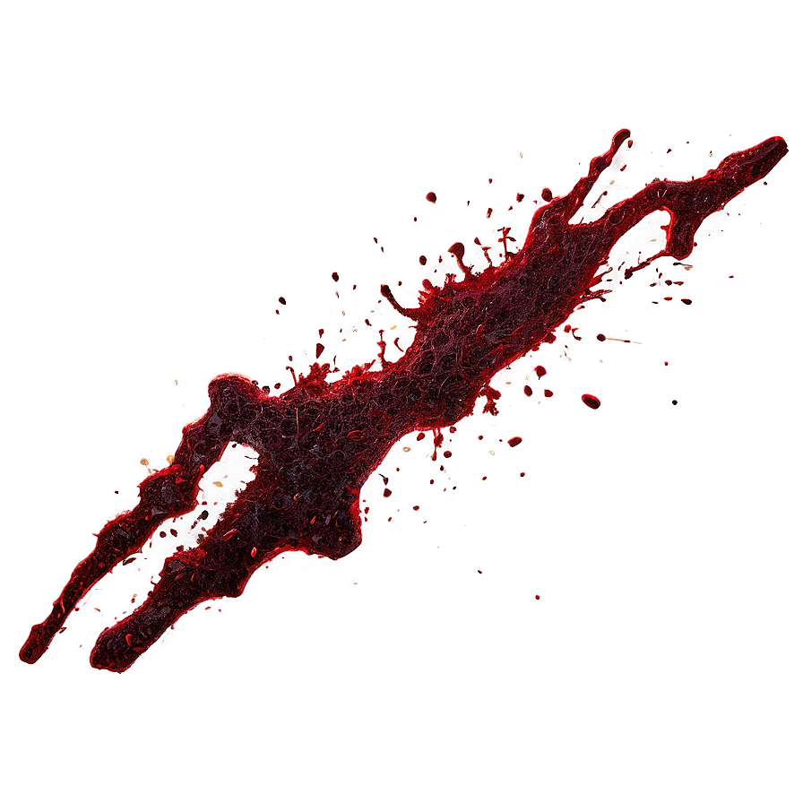 Red Splatter Effect Png 06132024 PNG