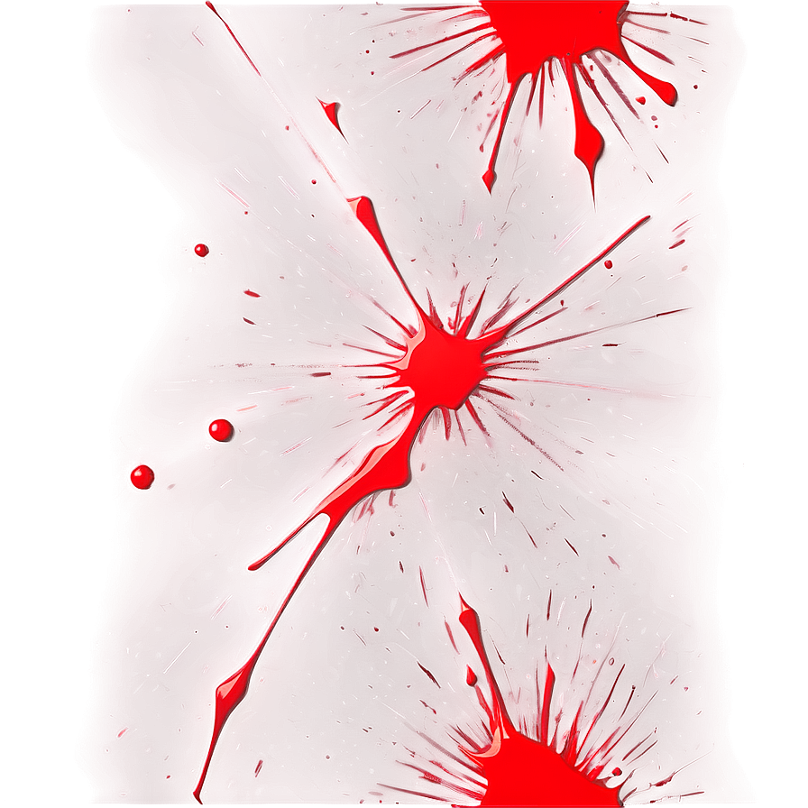 Red Splatter Effect Png 40 PNG