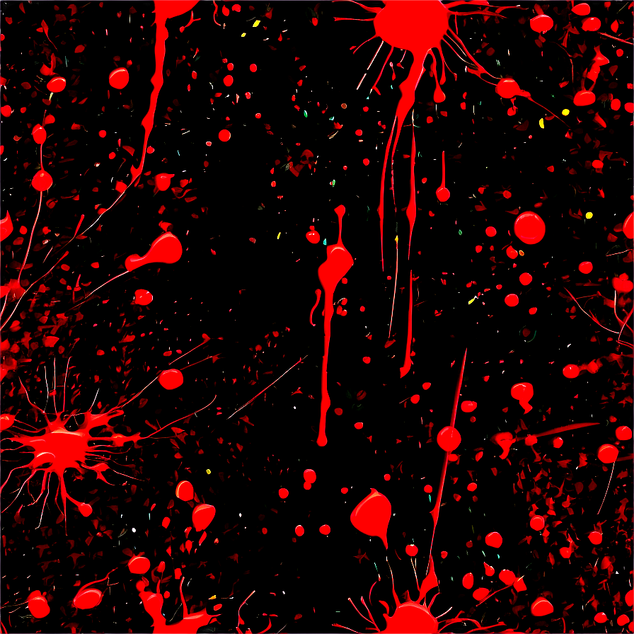 Red Splatter On Black Background Png Sos PNG