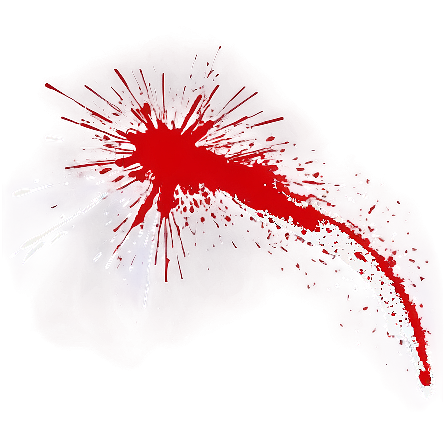 Red Splatter On White Png 12 PNG