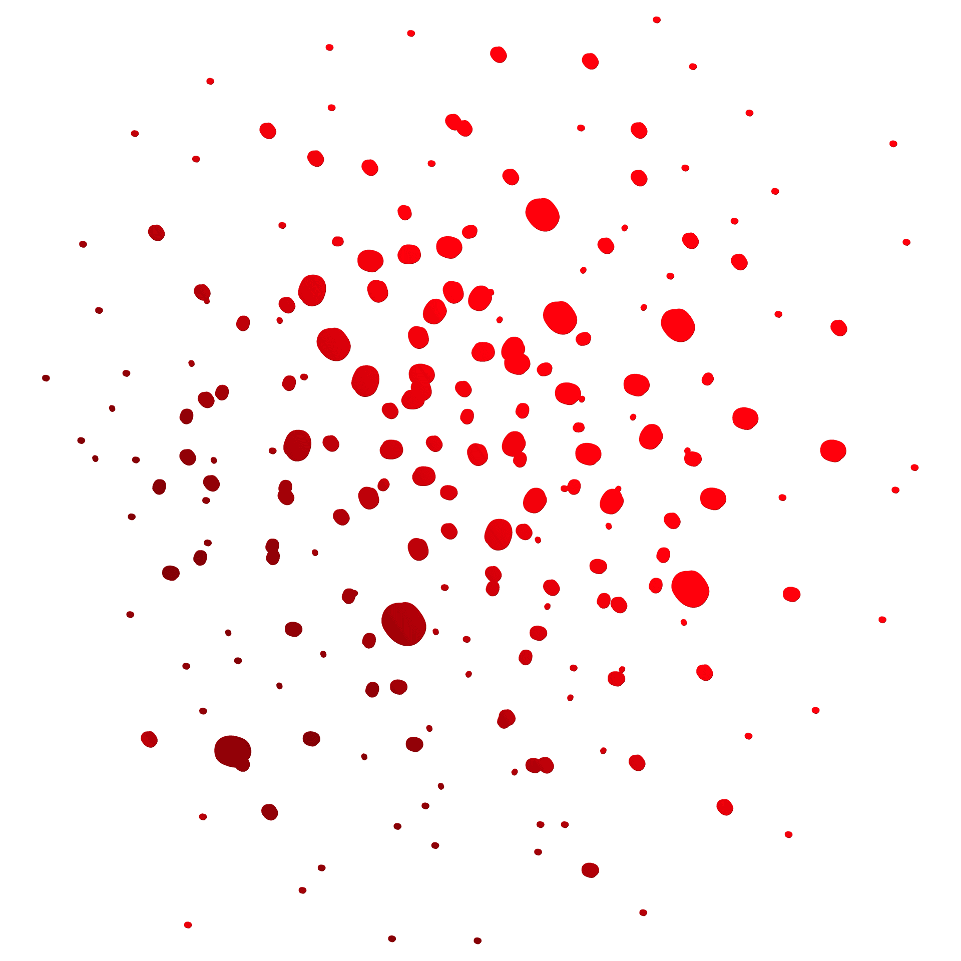Red Splatter Pattern PNG