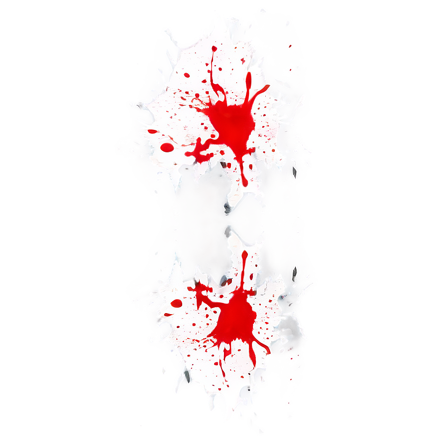 Red Splatter Rorschach Test Png 06132024 PNG