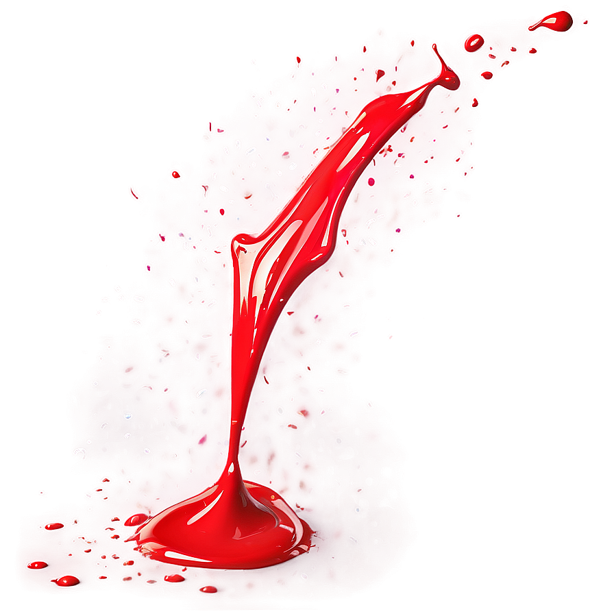 Red Splatter Splash Effect Png Rlh PNG