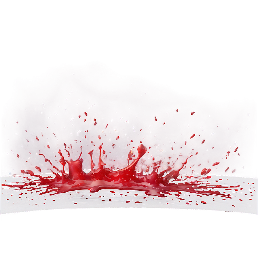 Red Splatter Splash Isolated Png 06132024 PNG