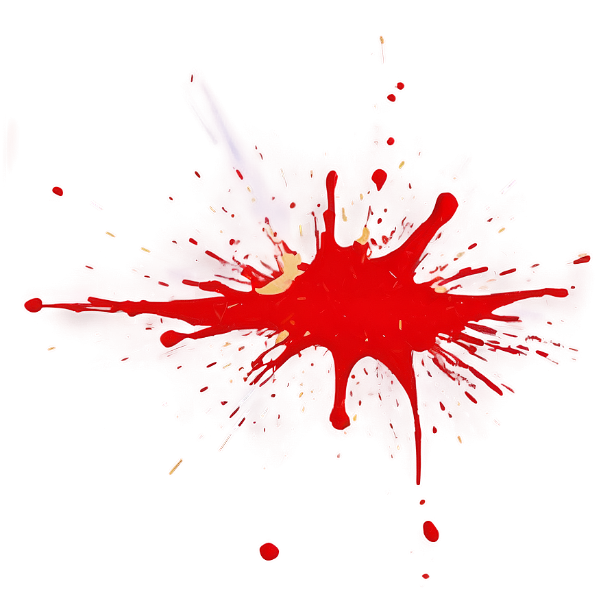 Red Splatter Splash Isolated Png 93 PNG