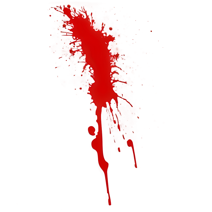 Red Splatter Vector Style Png Faw43 PNG