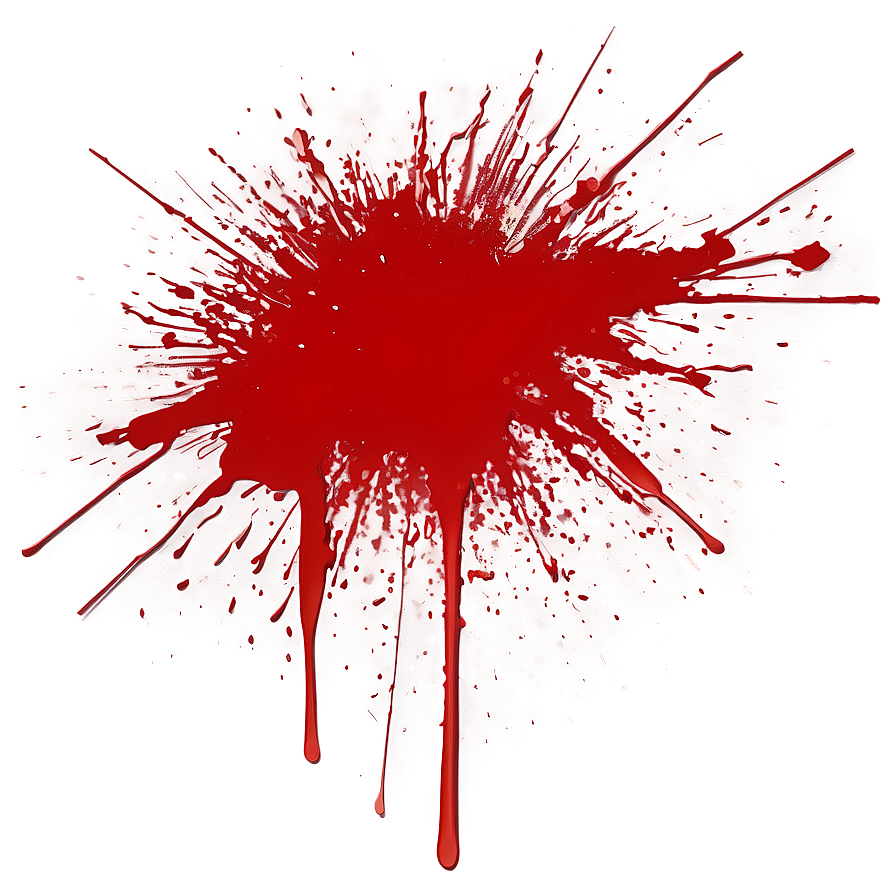 Red Splatter Vector Style Png Pax65 PNG