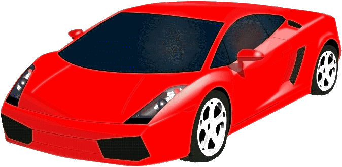 Download Red Sports Car Illustration.png | Wallpapers.com