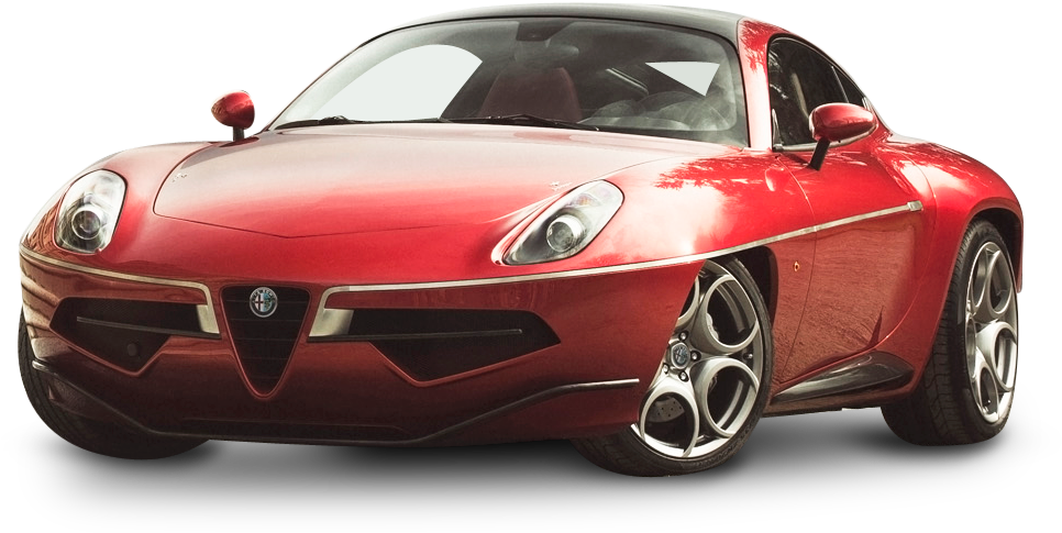 Red Sports Car Isolated PNG