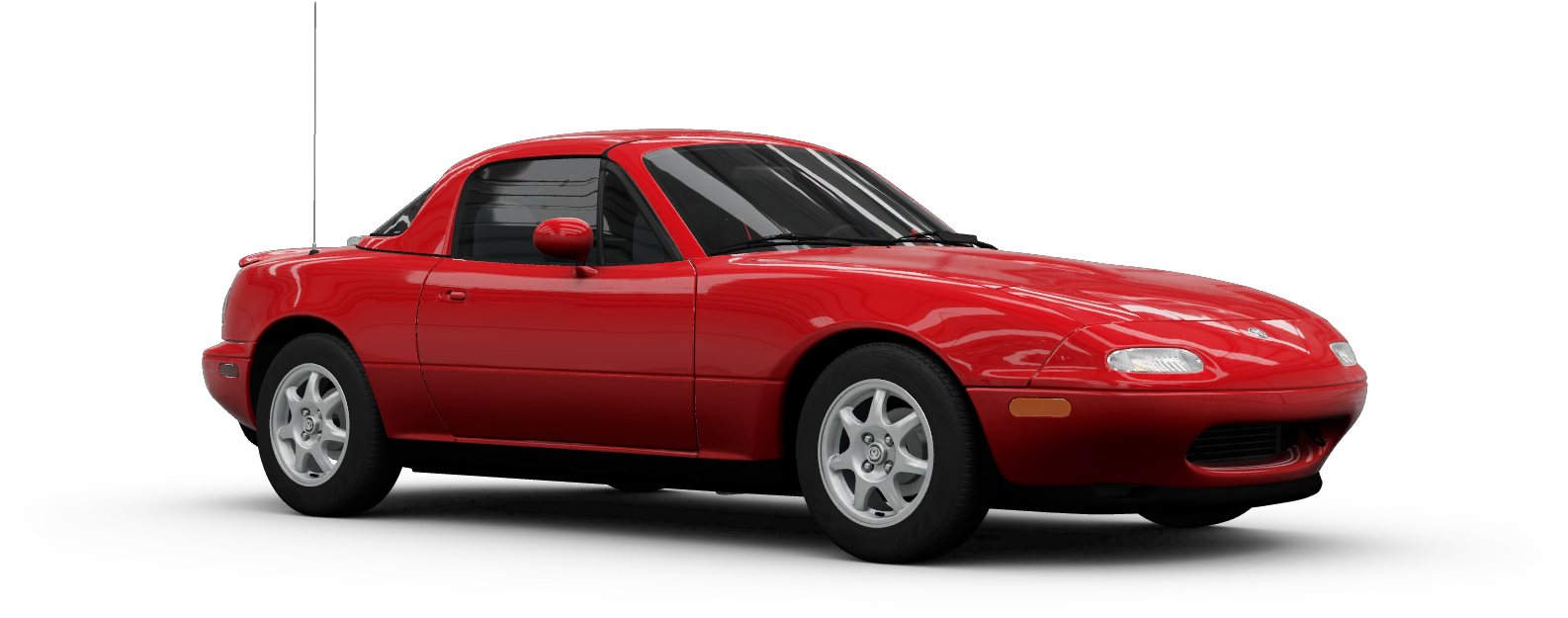 Red Sports Car Profile View PNG