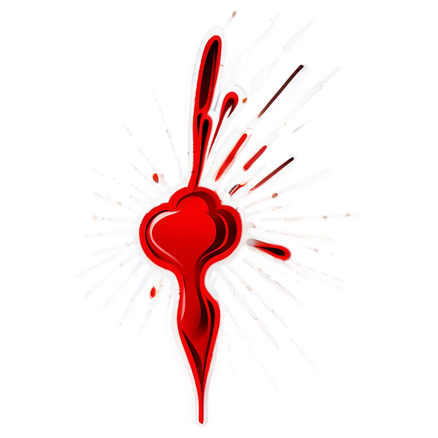 Red Spray Paint Splatter Png 06132024 PNG