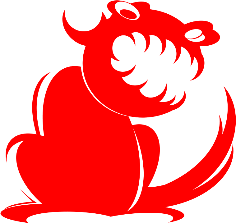 Red Squirrel Silhouette PNG