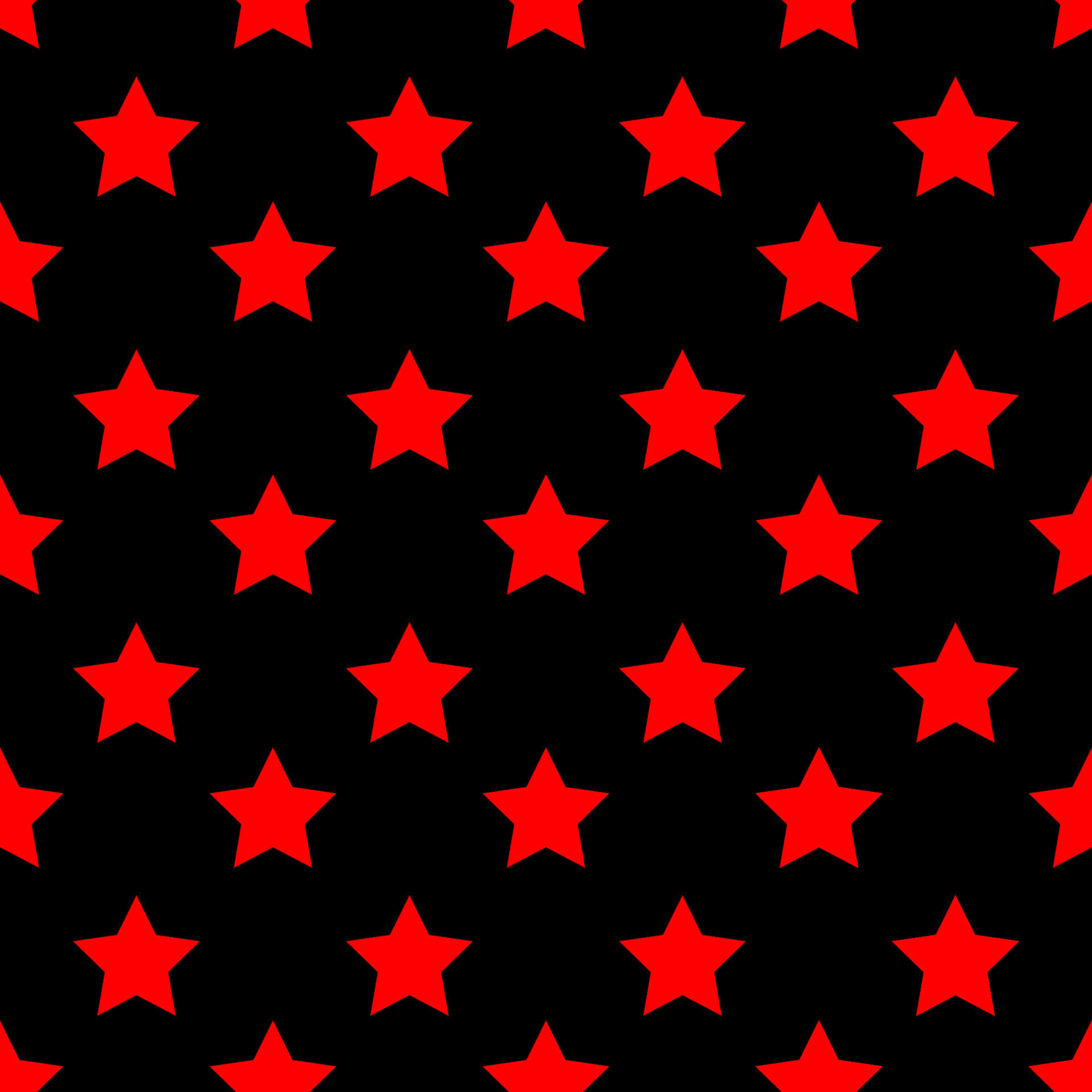Shining Red Star on a Striking Dark Background