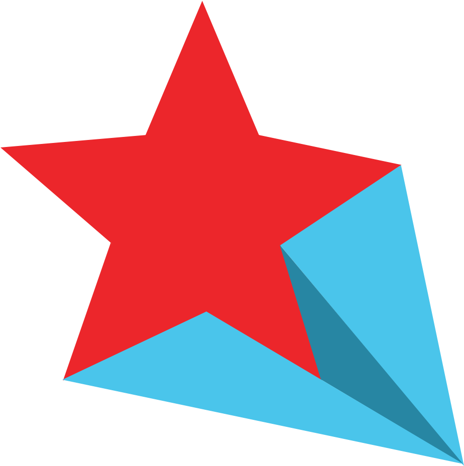 Red Star Graphic Design PNG