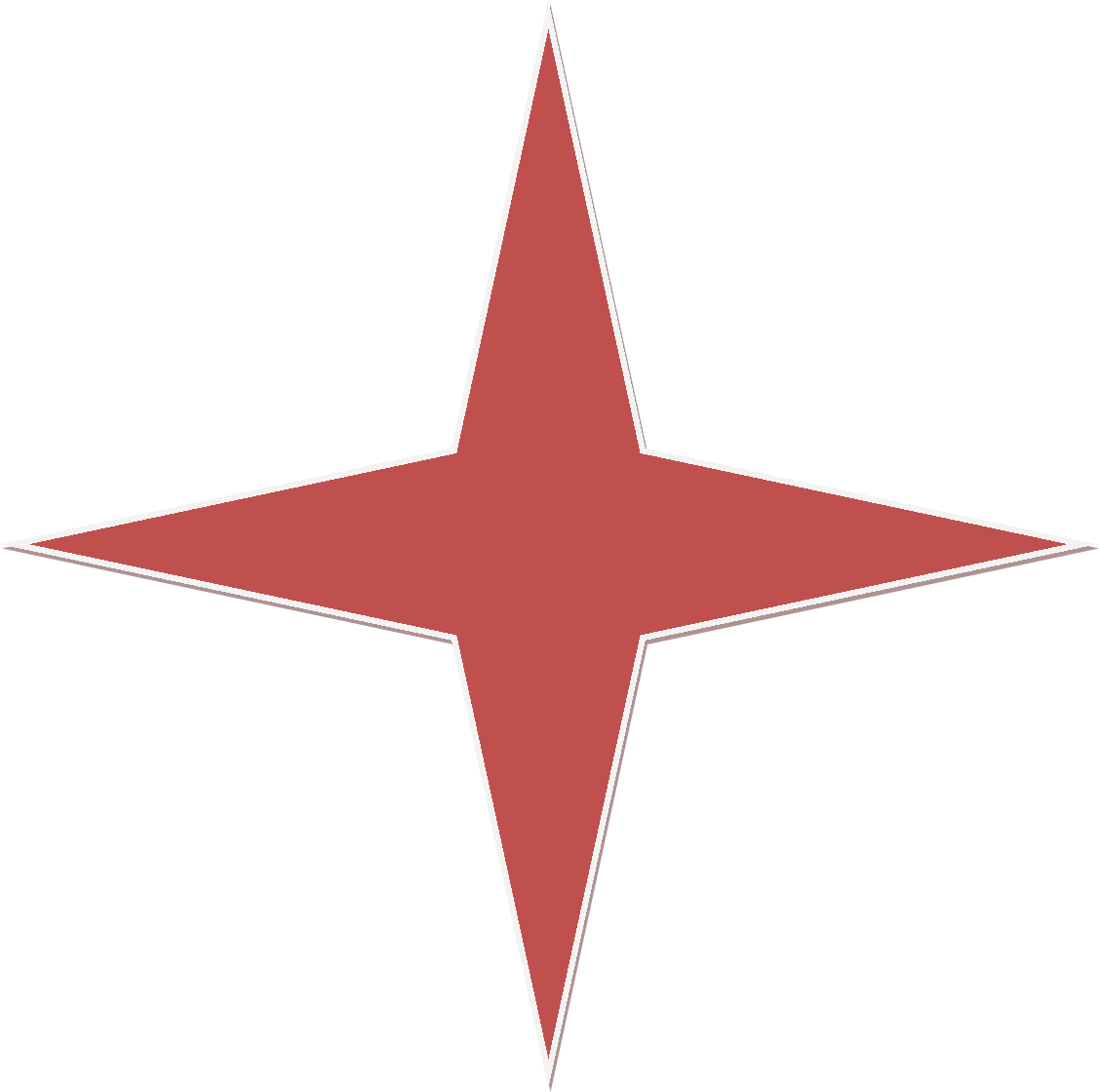 Red Star Graphic Icon PNG