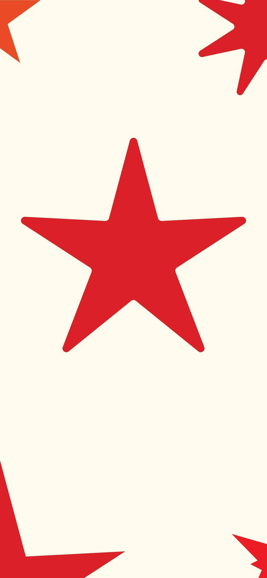 Rød Stjerne Mønster Wallpaper