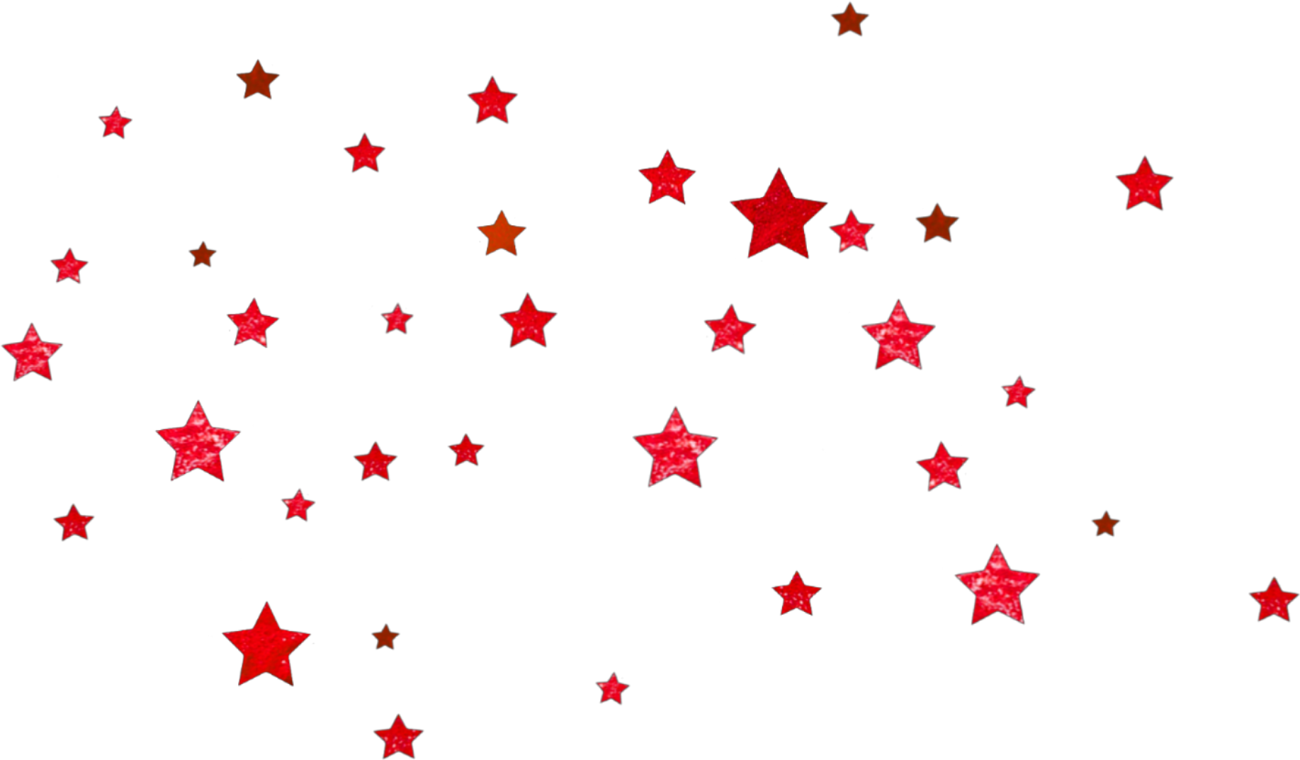 Red Stars Pattern Background PNG