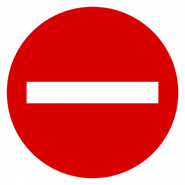 Red Stop Sign Icon PNG