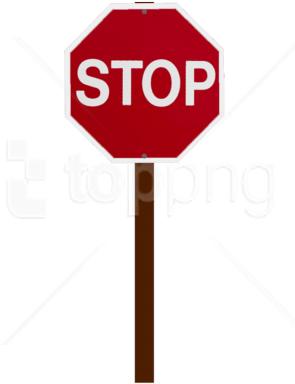 Red Stop Sign Transparent Background PNG