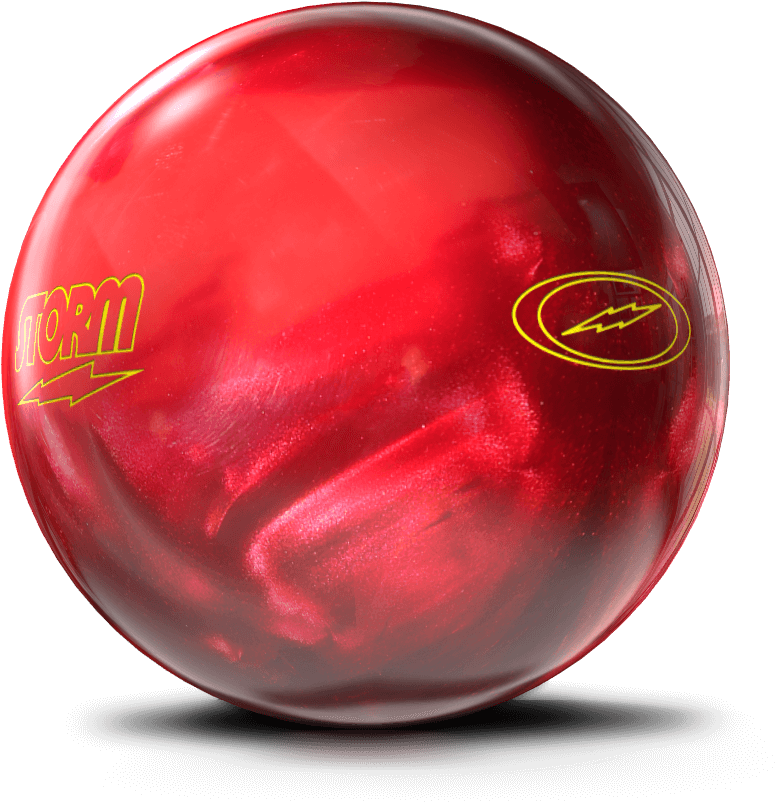Red Storm Bowling Ball PNG