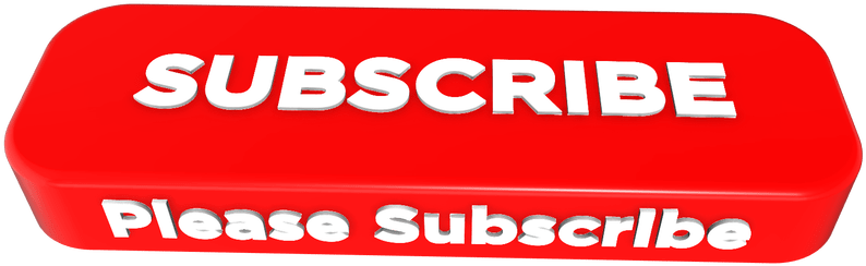 Red Subscribe Button3 D PNG