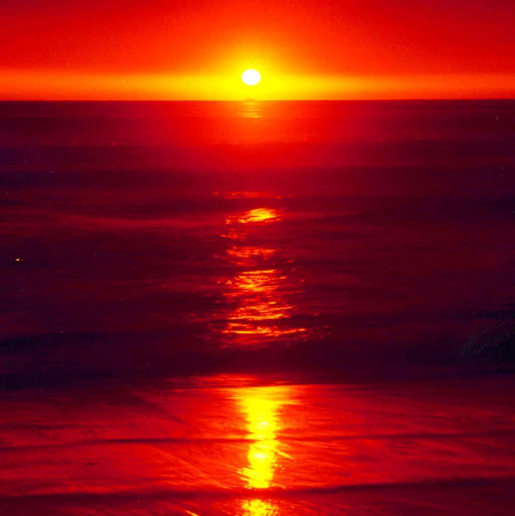 Orange #Red Sunset - Tap to see more #sunset #wallpapers