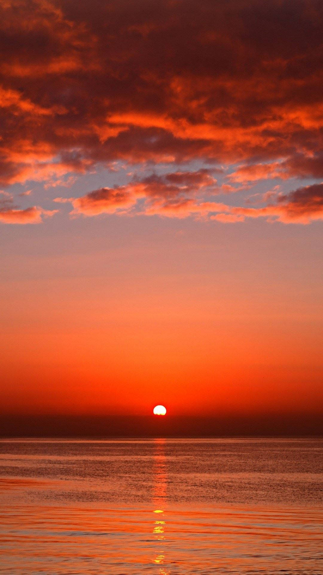 Rotersonnenuntergang - Top Iphone Hd Wallpaper