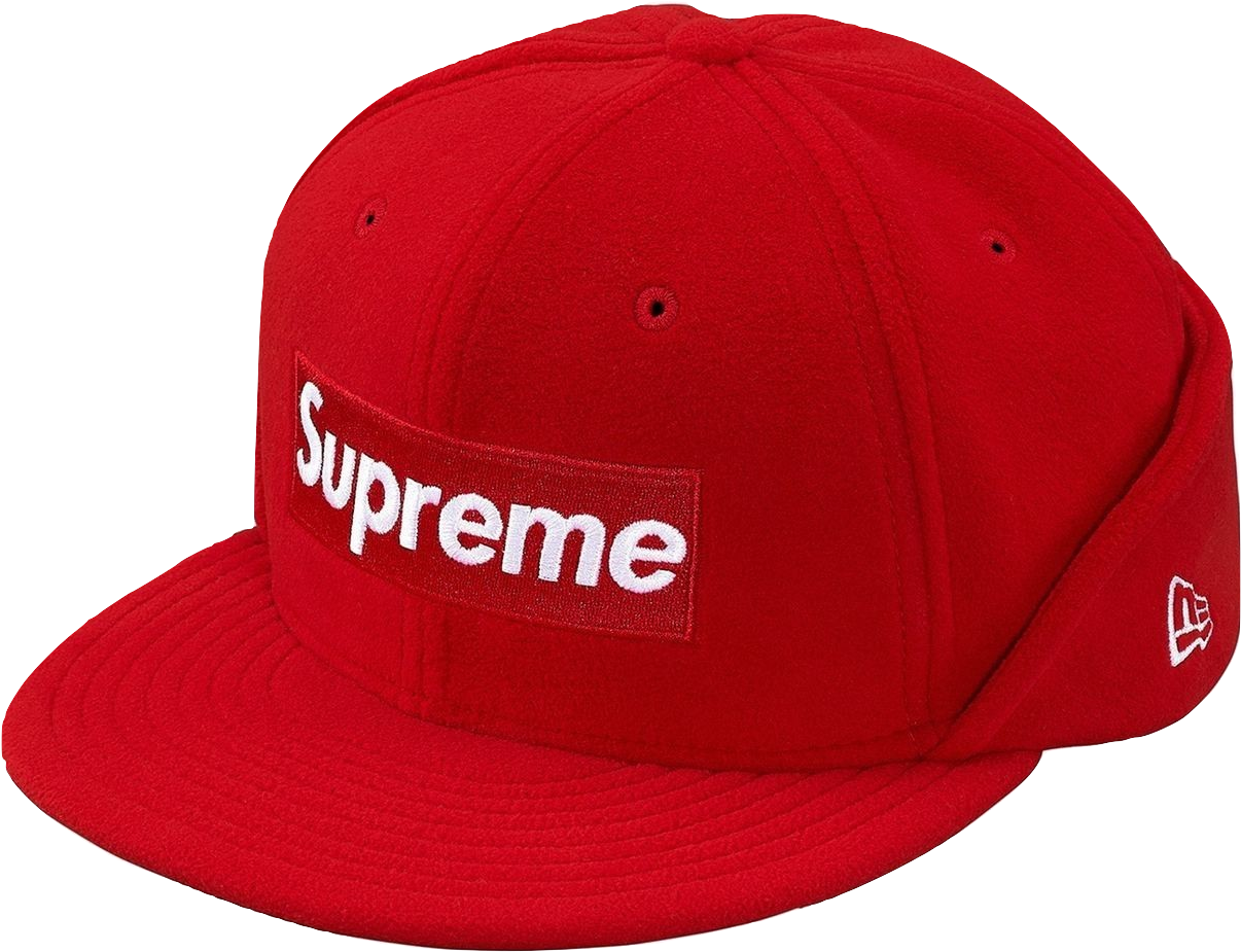 Red Supreme Baseball Cap PNG