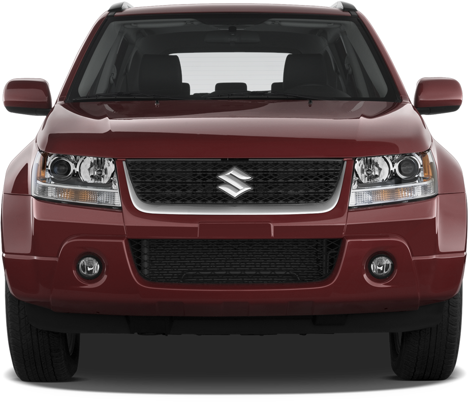 Red Suzuki Grand Vitara Front View PNG