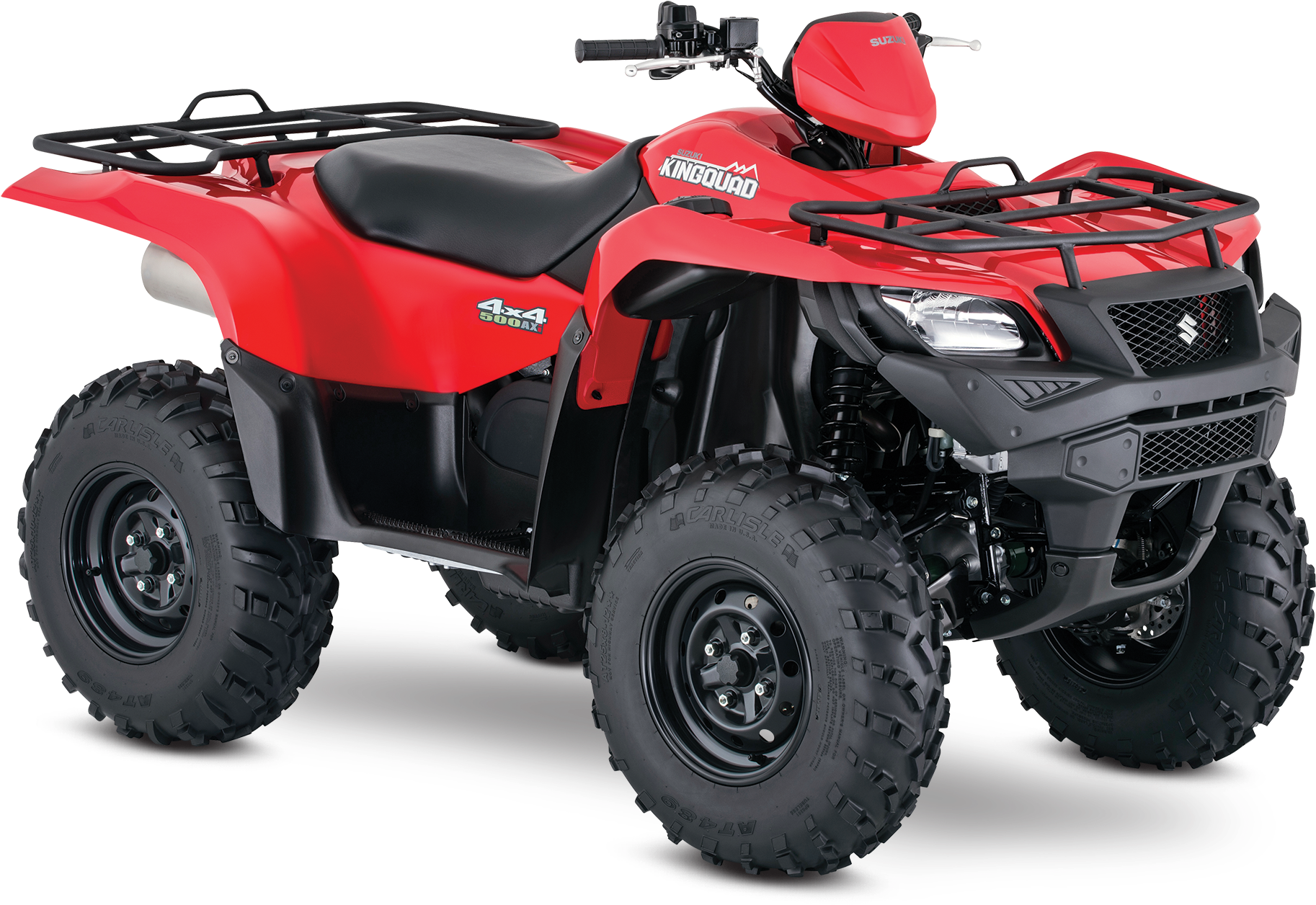 Red Suzuki King Quad A T V PNG