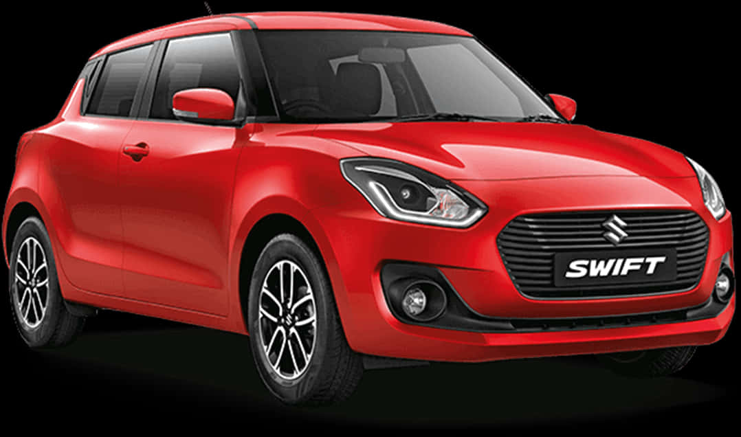 Red Suzuki Swift Car Profile PNG