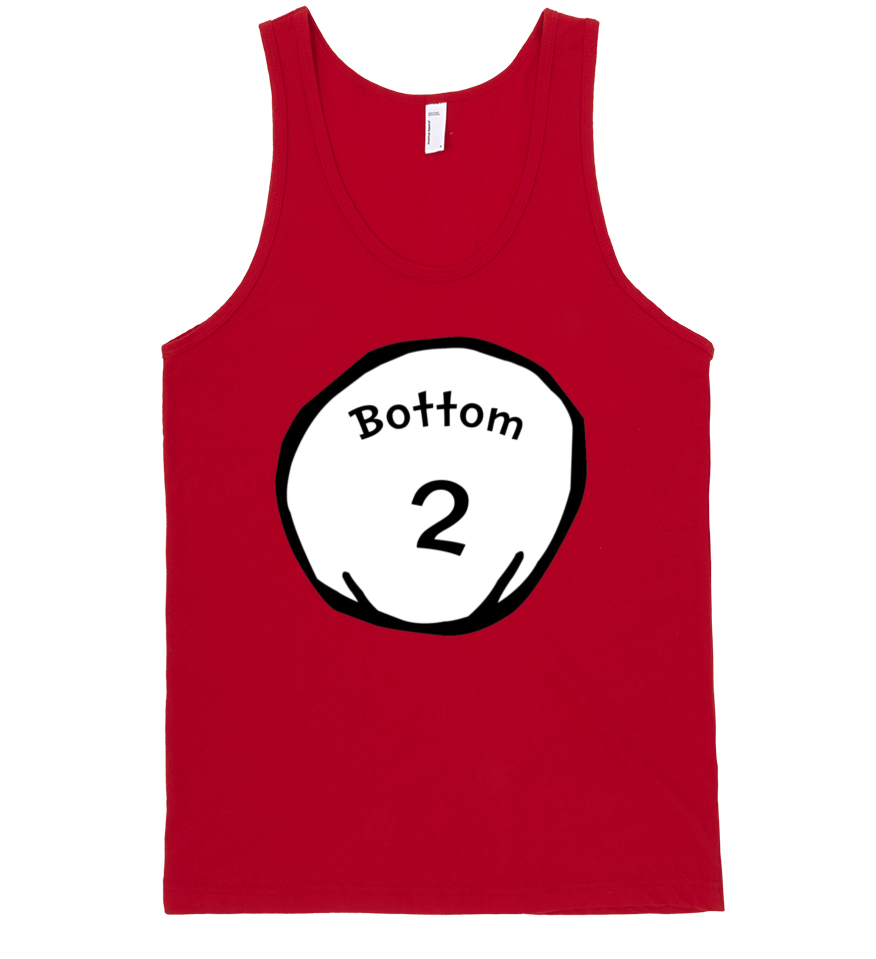 Red Tank Top Bottom2 Design PNG
