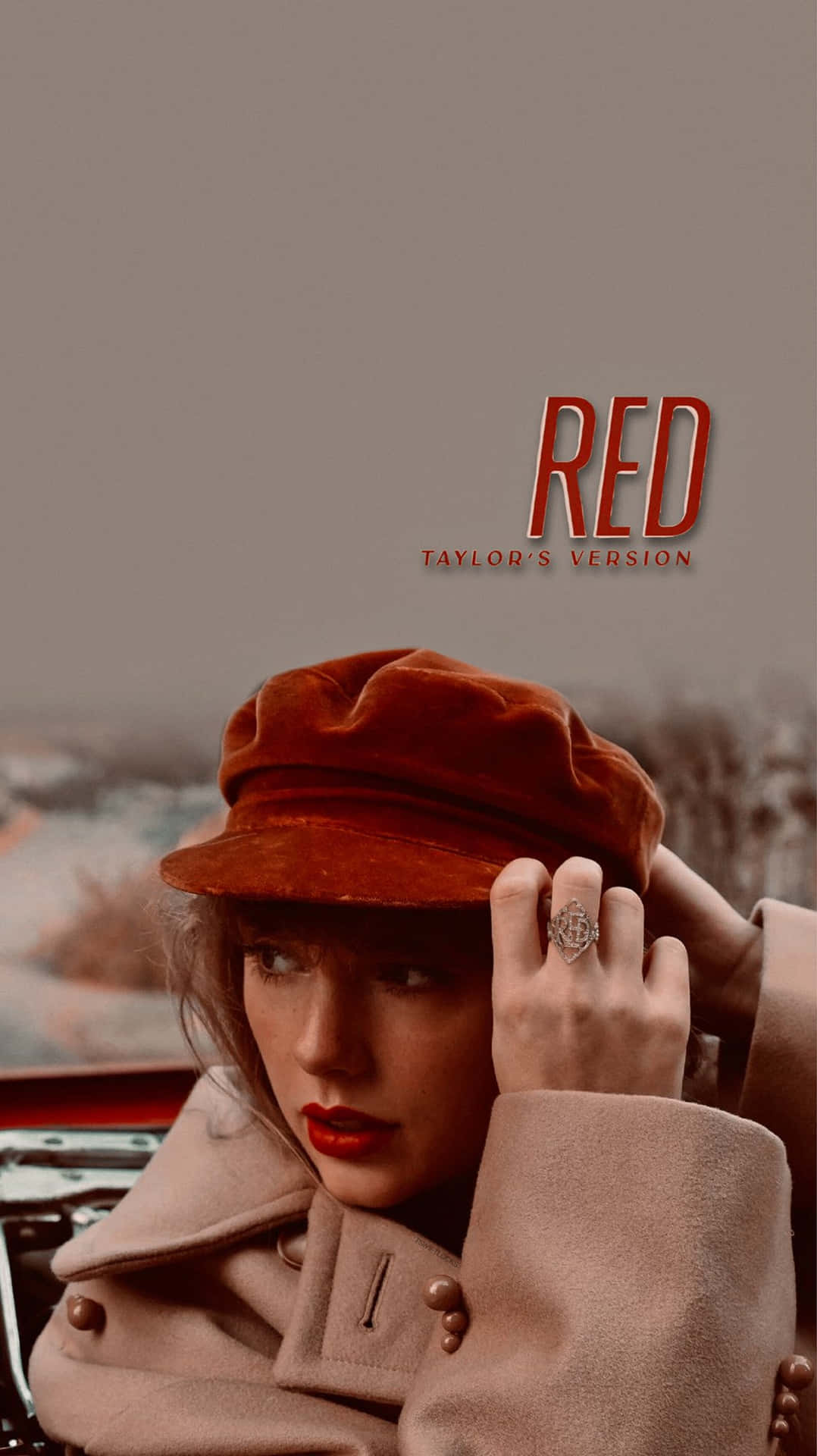 Redtaylor's Version – El Álbum Rediseñado De Taylor Swift Fondo de pantalla