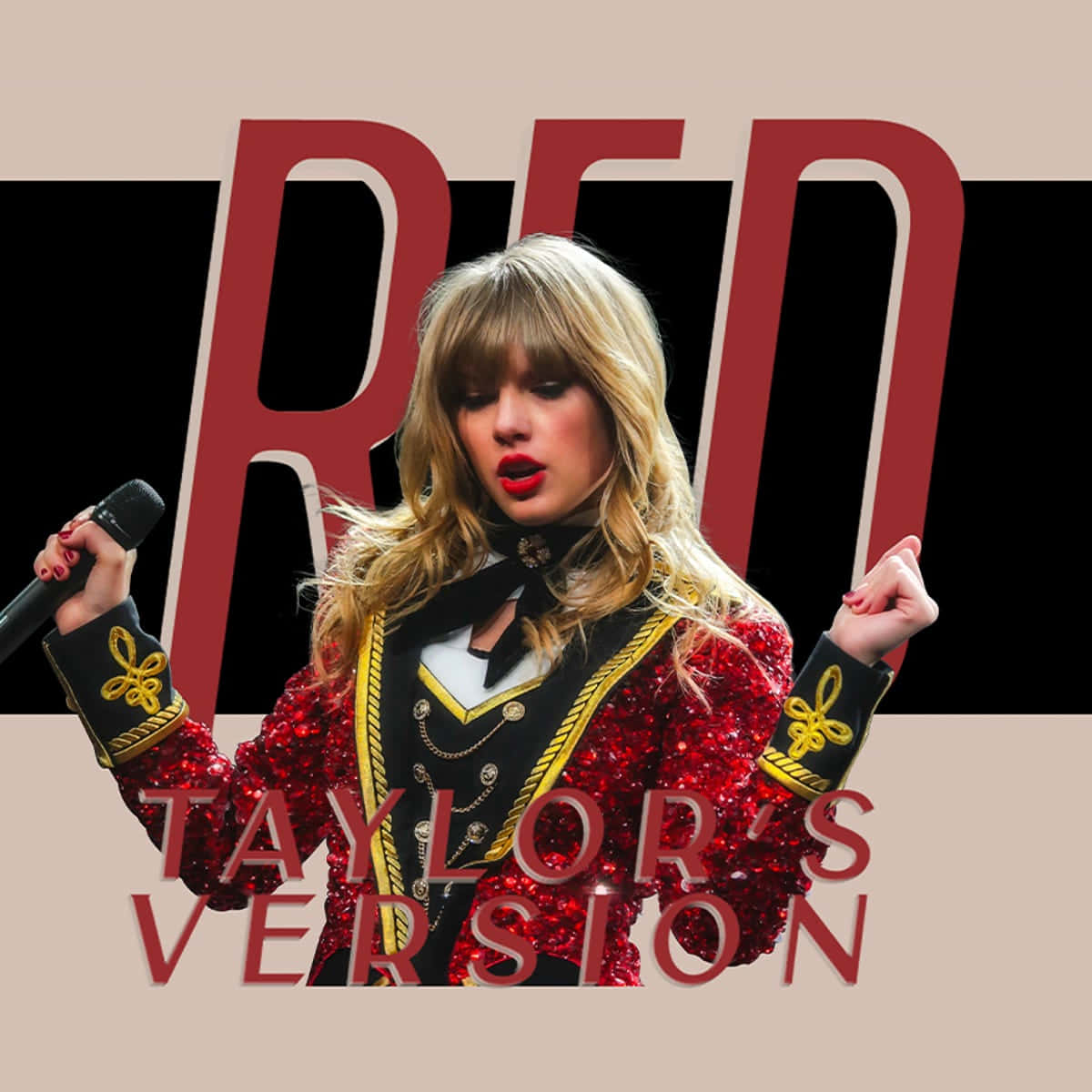 Ny musik fra Red Taylors version - frisk og unikt design Wallpaper