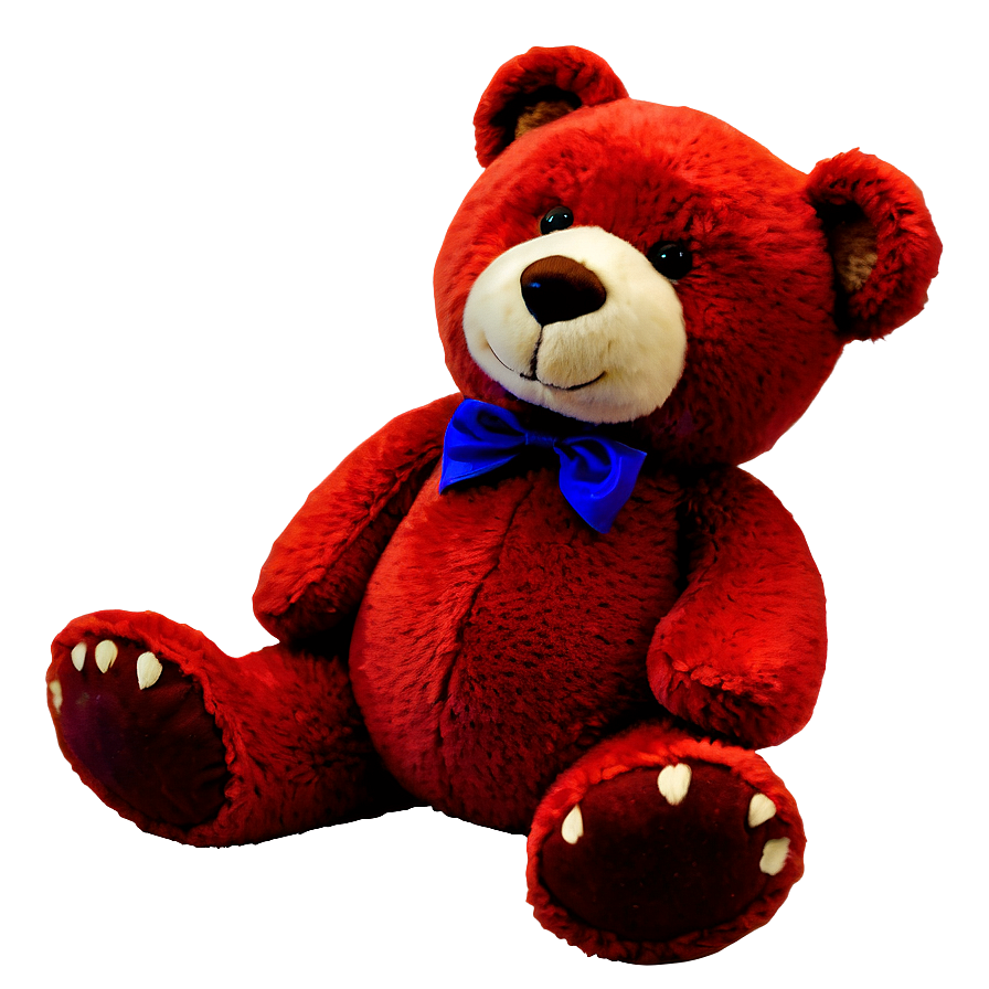 Red Teddy Bear Png 05212024 PNG