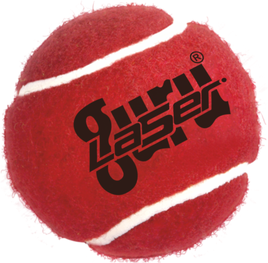 Red Tennis Ballwith Logo PNG