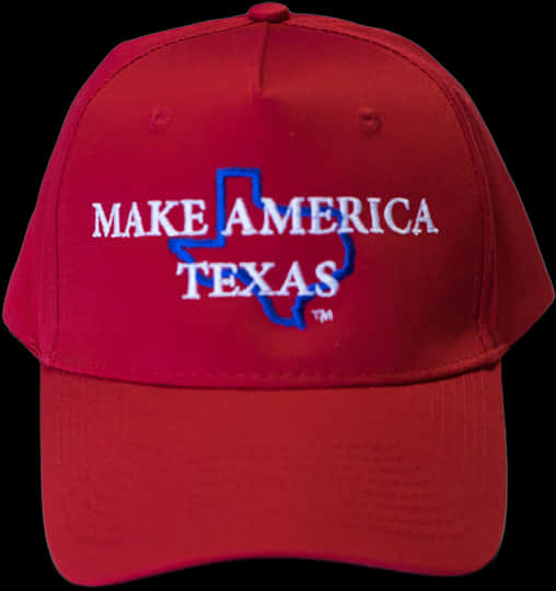Red Texas Themed Cap PNG