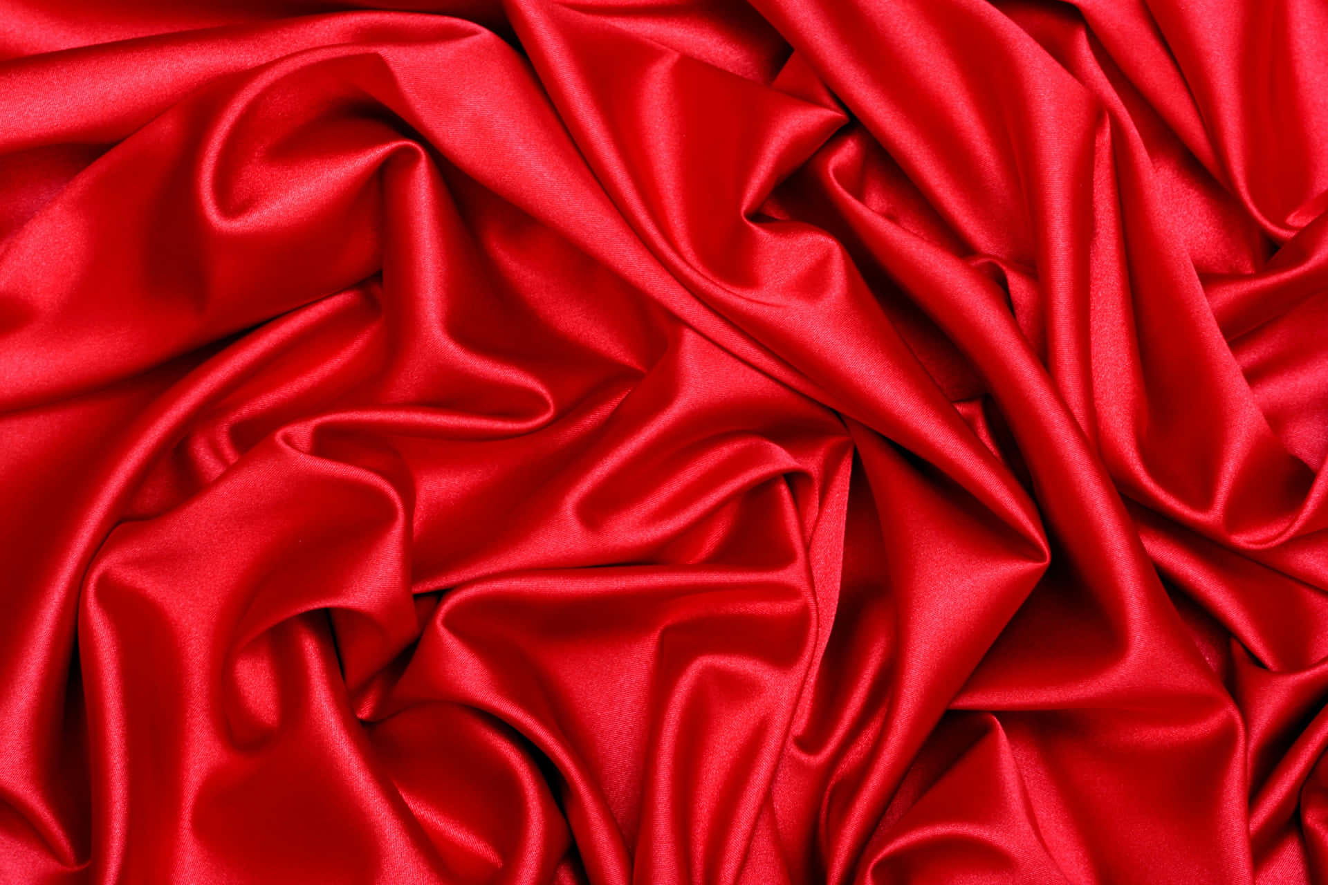Red Silk Fabric Background
