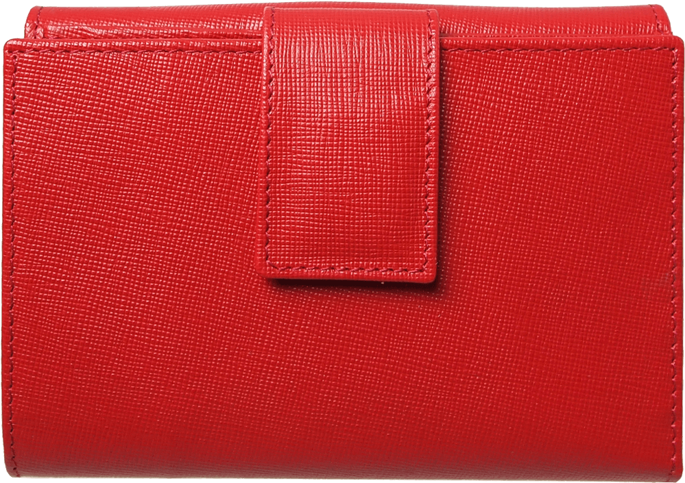 Red Textured Leather Wallet PNG