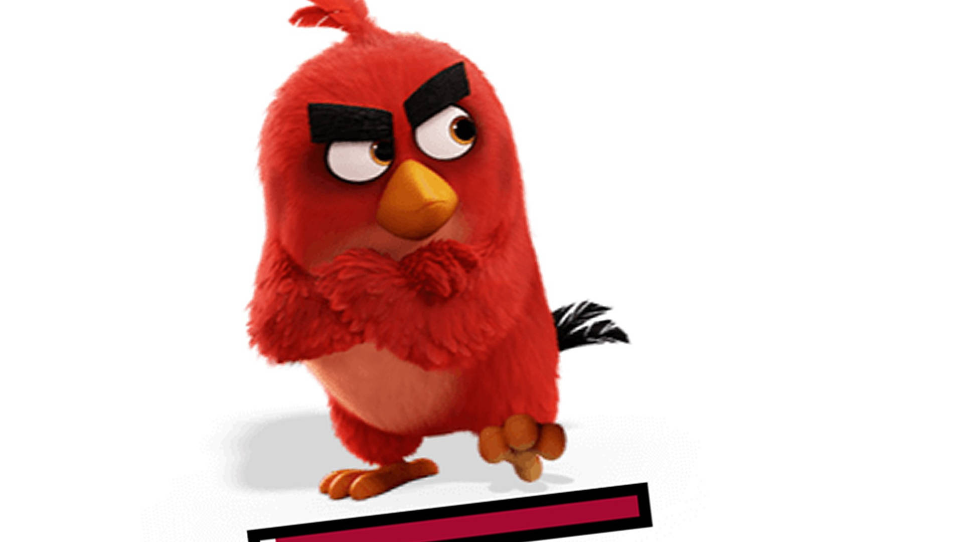 Red The Bird From The Angry Birds Movie Wallpaper
