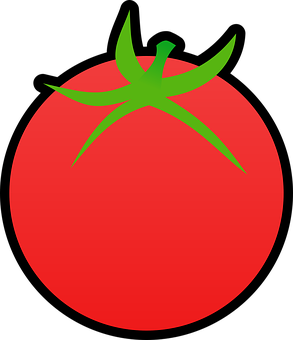 Red Tomato Graphic PNG