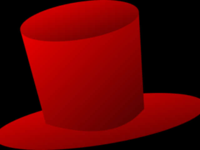 Red Top Hat Graphic PNG