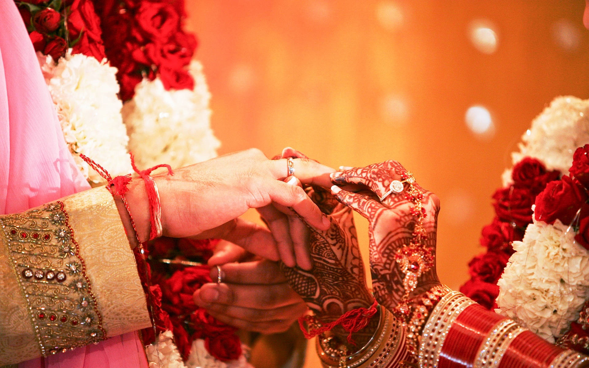 Red Traditional Indian Wedding Wallpaper