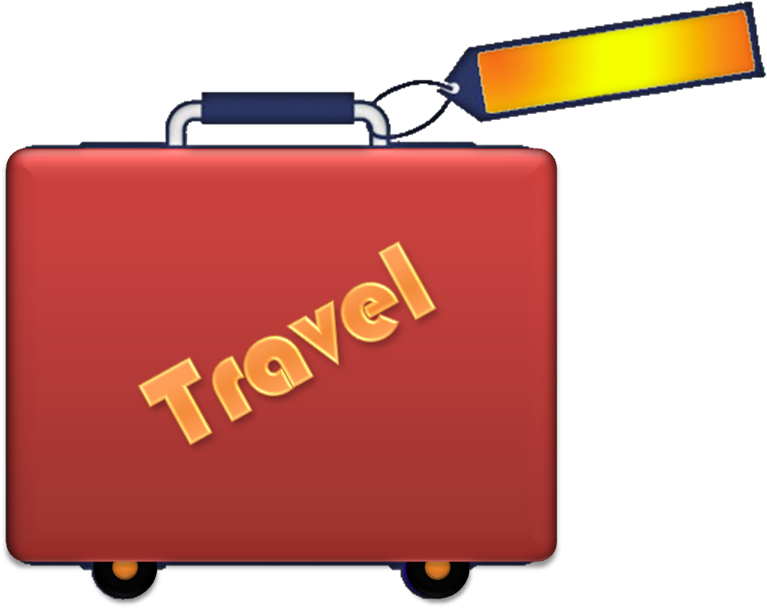 Red Travel Suitcase Emoji PNG