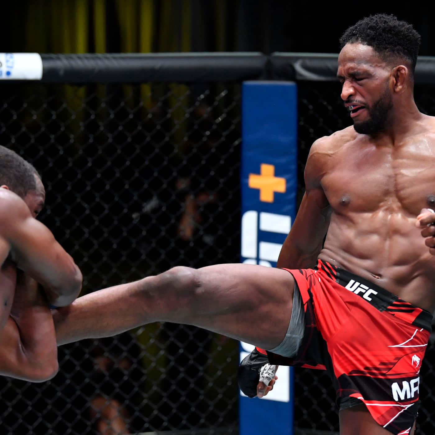 Red Trousers Neil Magny Wallpaper